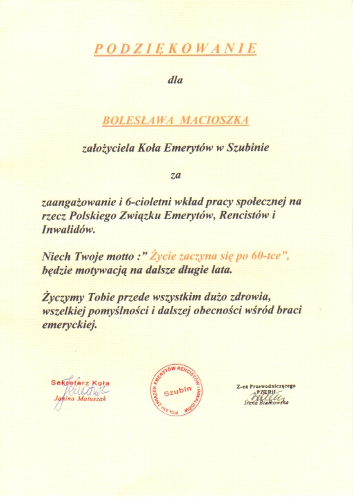 Podzieka